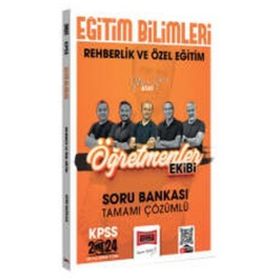 Yargı Yayınları 2024 KPSS Eğitim Bilimleri Öğretmenler Ekibi Rehberlik ve Özel Eğitim Tamamı Çözümlü Soru Bankası
