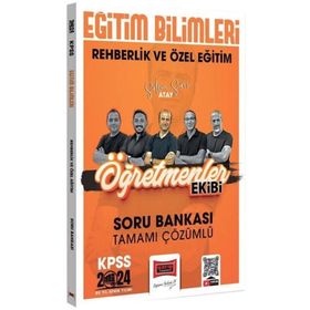 Yargı Yayınları 2024 KPSS Eğitim Bilimleri Öğretmenler Ekibi Rehberlik ve Özel Eğitim Tamamı Çözümlü Soru Bankası