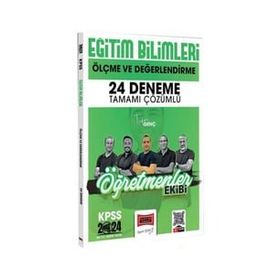 Yargı Yayınları 2024 KPSS Eğitim Bilimleri Ölçme ve Değerlendirme Tamamı Çözümlü 24 Deneme