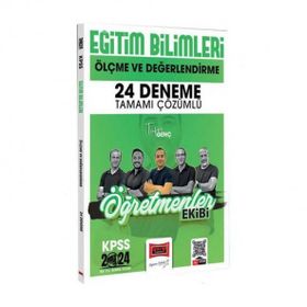 Yargı Yayınları 2024 KPSS Eğitim Bilimleri Ölçme ve Değerlendirme Tamamı Çözümlü 24 Deneme