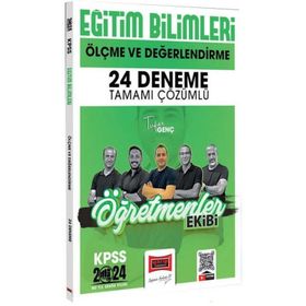 Yargı Yayınları 2024 KPSS Eğitim Bilimleri Ölçme ve Değerlendirme Tamamı Çözümlü 24 Deneme