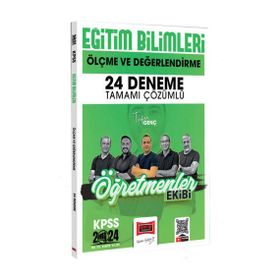 Yargı Yayınları 2024 KPSS Eğitim Bilimleri Ölçme ve Değerlendirme Tamamı Çözümlü 24 Deneme