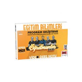 Yargı Yayınları - 2024 KPSS Eğitim Bilimleri Program Geliştirme Öğretmenler Ekibi Video Ders Notları