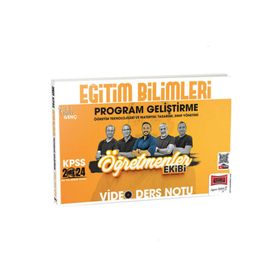 Yargı Yayınları - 2024 KPSS Eğitim Bilimleri Program Geliştirme Öğretmenler Ekibi Video Ders Notları