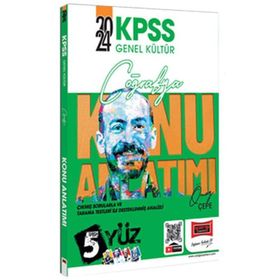 Yargı Yayınları - 2024 KPSS Genel Kültür 5 Yüz Coğrafya Konu Anlatımlı