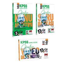 Yargı Yayınları 2024 KPSS Genel Kültür 5Yüz Coğrafya Konu-Soru-Video Ders Notları Seti