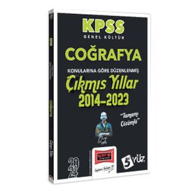 Yargı Yayınları - 2024 KPSS Genel Kültür Coğrafya Konularına Göre Düzenlenmiş Tamamı Çözümlü Çıkmış Yıllar 2014-2023