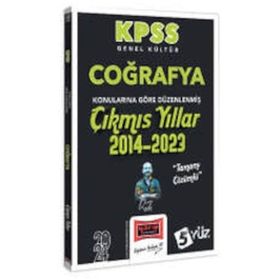 Yargı Yayınları - 2024 KPSS Genel Kültür Coğrafya Konularına Göre Düzenlenmiş Tamamı Çözümlü Çıkmış Yıllar 2014-2023