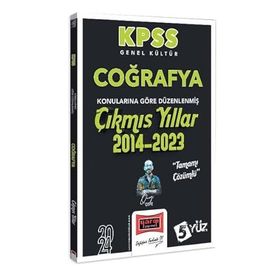 Yargı Yayınları - 2024 KPSS Genel Kültür Coğrafya Konularına Göre Düzenlenmiş Tamamı Çözümlü Çıkmış Yıllar 2014-2023