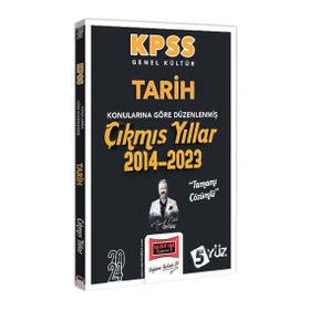 Yargı Yayınları - 2024 KPSS Genel Kültür Tarih Konularına Göre Düzenlenmiş Tamamı Çözümlü Çıkmış Yıllar 2014-2023