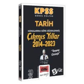 Yargı Yayınları - 2024 KPSS Genel Kültür Tarih Konularına Göre Düzenlenmiş Tamamı Çözümlü Çıkmış Yıllar 2014-2023