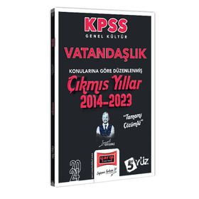 Yargı Yayınları - 2024 KPSS Genel Kültür Vatandaşlık Konularına Göre Düzenlenmiş Tamamı Çözümlü Çıkmış Yıllar 2014-2023