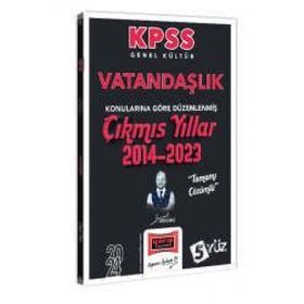 Yargı Yayınları - 2024 KPSS Genel Kültür Vatandaşlık Konularına Göre Düzenlenmiş Tamamı Çözümlü Çıkmış Yıllar 2014-2023