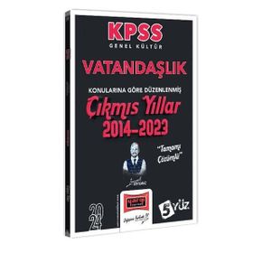 Yargı Yayınları - 2024 KPSS Genel Kültür Vatandaşlık Konularına Göre Düzenlenmiş Tamamı Çözümlü Çıkmış Yıllar 2014-2023