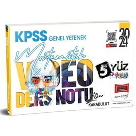 Yargı Yayınları - 2024 KPSS Genel Yetenek 5 Yüz Matematik Video Ders Notları
