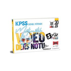 Yargı Yayınları - 2024 KPSS Genel Yetenek 5 Yüz Matematik Video Ders Notları