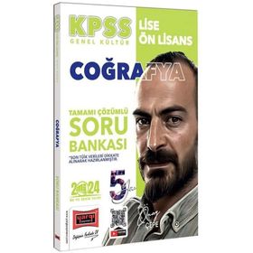 Yargı Yayınları 2024 KPSS Lise Ön Lisans 5Yüz Coğrafya Tamamı Çözümlü Soru Bankası