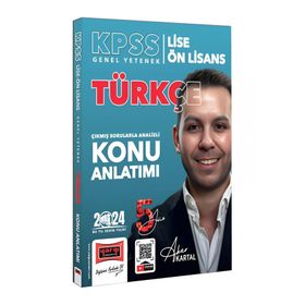 Yargı Yayınları - 2024 KPSS Lise Ön Lisans 5Yüz Ekibi Türkçe Çıkmış Sorularla Desteklenmiş Analizli Konu Anlatımı