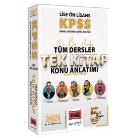 Yargı Yayınları 2024 KPSS Lise Ön Lisans GK-GY 5Yüz Ekibi 5'i Bir Arada Tüm Dersler Tek Kitap Konu Anlatımı