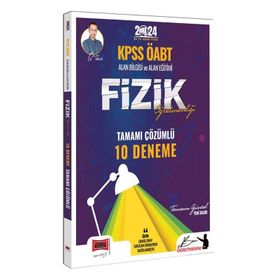 Yargı Yayınları - 2024 KPSS ÖABT Fizik Öğretmenliği Tamamı Çözümlü 10 Deneme