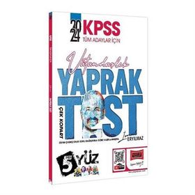 Yargı Yayınları - 2024 KPSS Tüm Adaylar İçin 5 Yüz Vatandaşlık Çek Kopart Yaprak Test