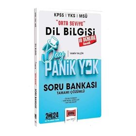 Yargı Yayınları 2024 KPSS YKS MSÜ Bay Panik Yok Dil Bilgisi Orta Seviye Tamamı Çözümlü Soru Bankası