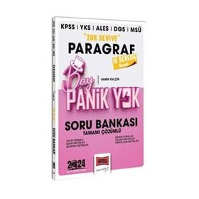 Yargı Yayınları 2024 KPSS YKS MSÜ Bay Panik Yok Paragraf Zor Seviye Tamamı Çözümlü Soru Bankası