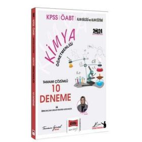 Yargı Yayınları - 2024 ÖABT Kimya Tamamı Çözümlü 10 Deneme Sınavı