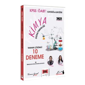 Yargı Yayınları - 2024 ÖABT Kimya Tamamı Çözümlü 10 Deneme Sınavı