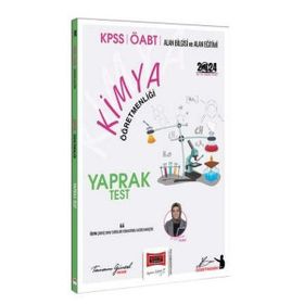 Yargı Yayınları - 2024 ÖABT Kimya Yaprak Test