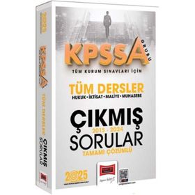 Yargı Yayınları 2025 KPSS A Grubu Tüm Kurum Sınavları İçin Tüm Dersler 10 Yıl Çıkmış Sorular