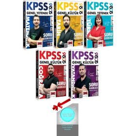 Yargı Yayınları 2026 KPSS 5 Kitap Genel Yetenek Genel Kültür Tüm Dersler Tamamı Çözümlü Modüler Soru Bankası Seti