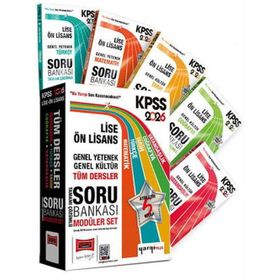 Yargı Yayınları 2026 KPSS 5 Kitap Lise Ön Lisans GK-GY Tüm Dersler Tamamı Çözümlü Modüler Soru Bankası Seti