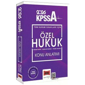 Yargı Yayınları - 2026 KPSS A Grubu Özel Hukuk Konu Anlatımı