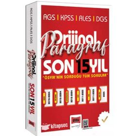 Yargı Yayınları 2026 KPSS AGS ALES DGS Orijinal Paragraf 15 Yıl Çıkmış Sorular