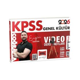 Yargı Yayınları 2026 KPSS Genel Kültür Coğrafya Video Ders Notları