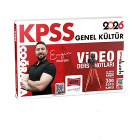 Yargı Yayınları 2026 KPSS Genel Kültür Coğrafya Video Ders Notları