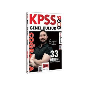 Yargı Yayınları 2026 KPSS Genel Kültür Tamamı Çözümlü Coğrafya 33 Deneme