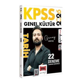 Yargı Yayınları 2026 KPSS Genel Kültür Tamamı Çözümlü Tarih 22 Deneme