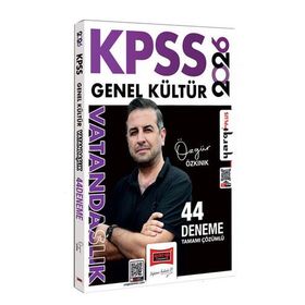 Yargı Yayınları 2026 KPSS Genel Kültür Tamamı Çözümlü Vatandaşlık 44 Deneme