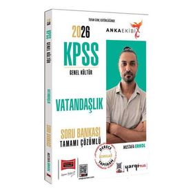 Yargı Yayınları 2026 KPSS Genel Kültür Tamamı Çözümlü Vatandaşlık Soru Bankası