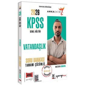 Yargı Yayınları 2026 KPSS Genel Kültür Tamamı Çözümlü Vatandaşlık Soru Bankası