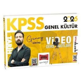 Yargı Yayınları 2026 KPSS Genel Kültür Tarih Video Ders Notları