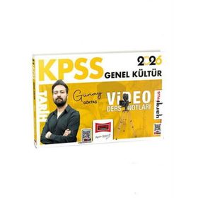 Yargı Yayınları 2026 KPSS Genel Kültür Tarih Video Ders Notları