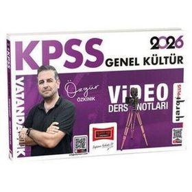Yargı Yayınları 2026 KPSS Genel Kültür Vatandaşlık Video Ders Notları