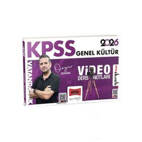 Yargı Yayınları 2026 KPSS Genel Kültür Vatandaşlık Video Ders Notları
