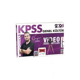 Yargı Yayınları 2026 KPSS Genel Kültür Vatandaşlık Video Ders Notları