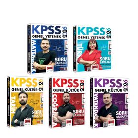 Yargı Yayınları 2026 KPSS Genel Yetenek Genel Kültür 5'li Soru Bankası Seti