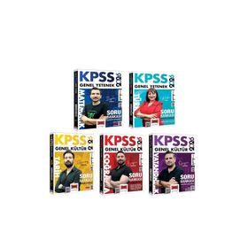 Yargı Yayınları 2026 KPSS Genel Yetenek Genel Kültür 5'li Soru Bankası Seti
