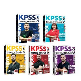 Yargı Yayınları 2026 KPSS Genel Yetenek Genel Kültür 5'li Soru Bankası Seti